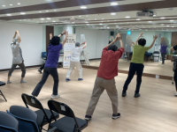 강남구 통합돌봄사업 '온기나눔' 운동 프로그램, 10회기 현장